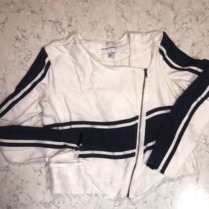 Cupcakes and cashmere cotton asymmetrical jacket